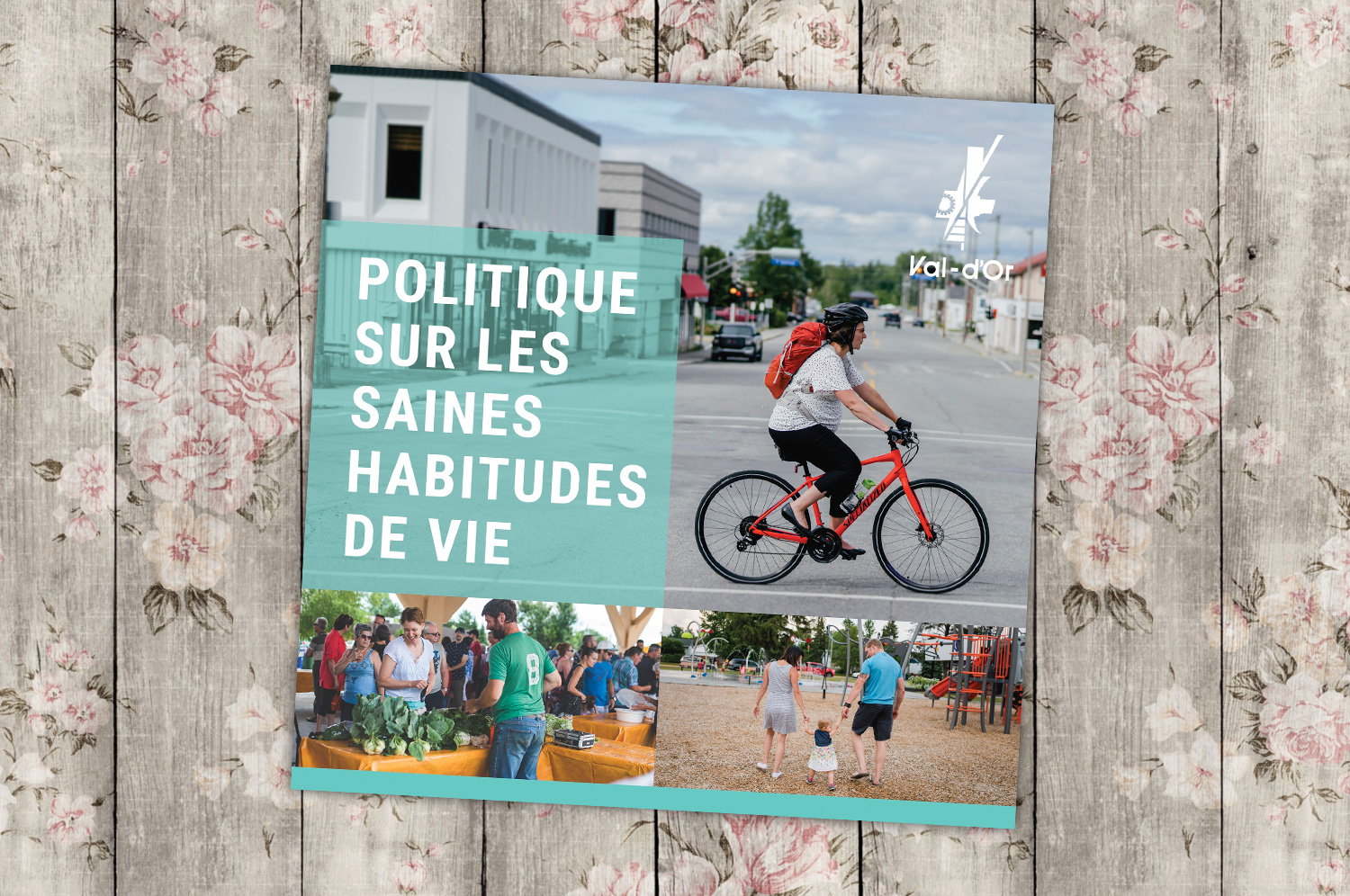 Design - Brochure de la POLITIQUE SUR LES SAINES HABITUDES DE VIE